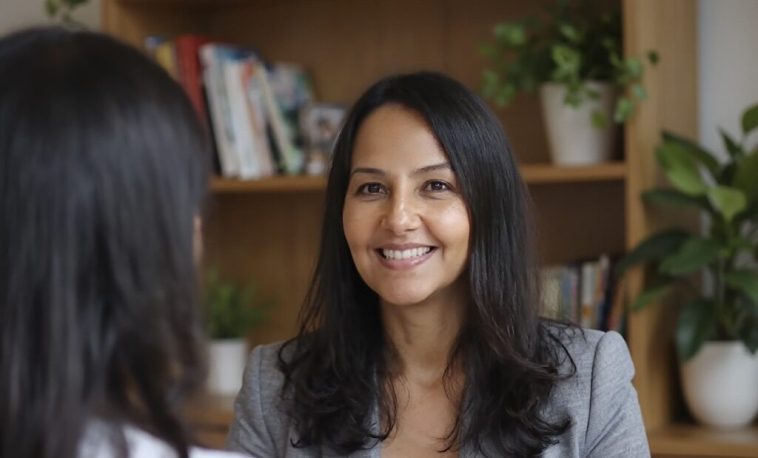 Julia in coaching session